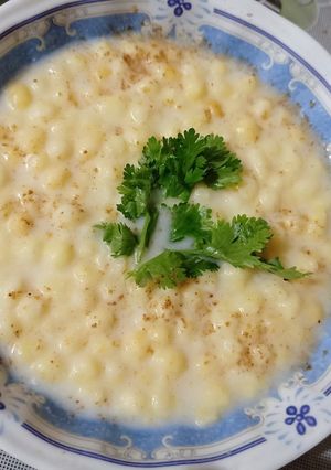 A picture of Boondi raita.