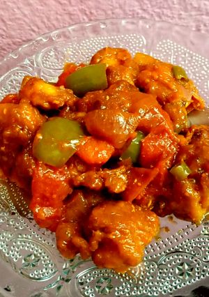 চিলি চিকেন(chilli chicken recipe in Bengali) রেসিপির প্রধান ছবি