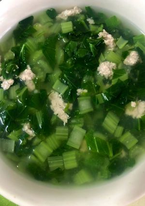 Hình của món Canh cải thịt băm.