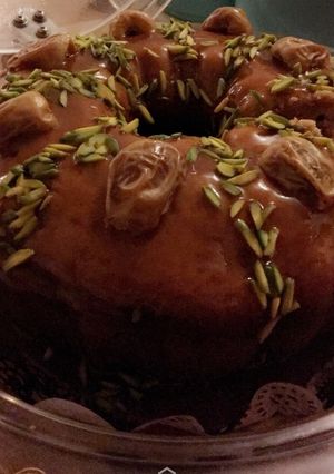 صورة لوصفة كيكة التمر