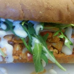 A picture of 3 Alarm Chicken Salad Sub.
