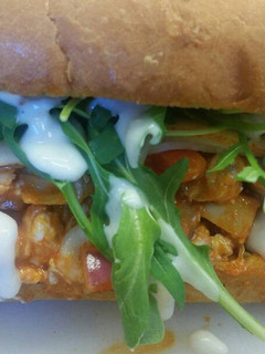 A picture of 3 Alarm Chicken Salad Sub.