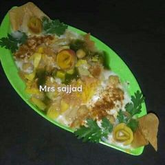 A picture of Fruit Dahi Phulki#FunWithFruits.