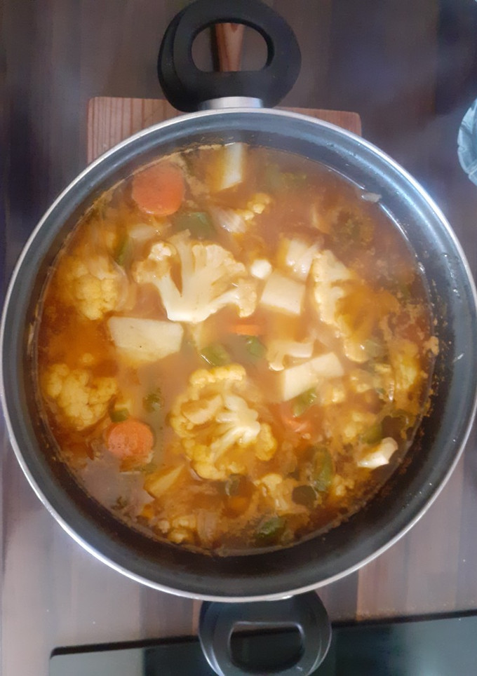 Una foto de Guiso de coliflor 😋