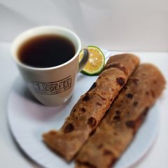 A picture of Brown chapatis #themechallenge.