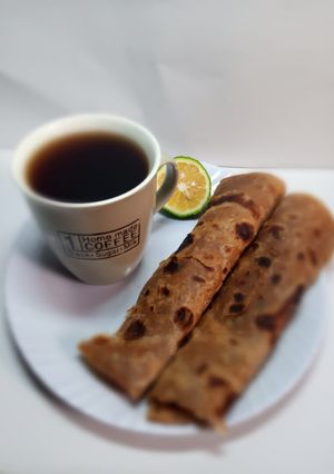 A picture of Brown chapatis #themechallenge.