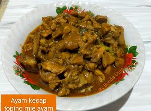 Foto resep Ayam Kecap (Toping mie ayam)