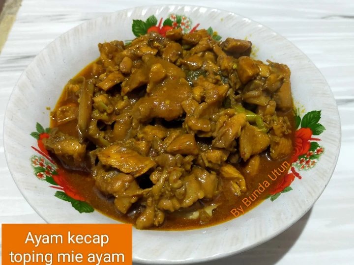 Langkah Gampang Menyiapkan Resep Ayam Kecap (Toping mie ayam) yang Uenak Anti Ribet, Menggugah Selera