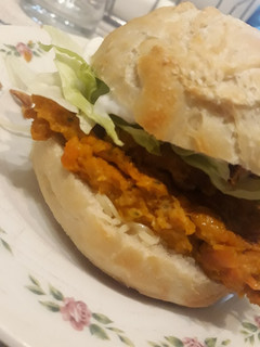 Una foto de Hamburguesa vegetariana de zanahoria