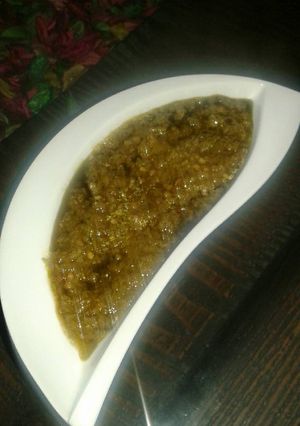 A picture of Raw mango pudina chukh.