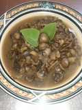 Hongos con mantequilla y ajo