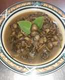 Hongos con mantequilla y ajo