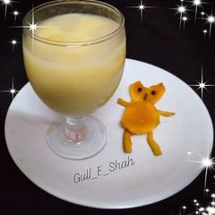 A picture of Mango Milk shake.