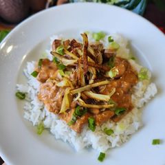 Brazilian Chicken Stroganoff A picture of Brazilian Chicken Stroganoff.