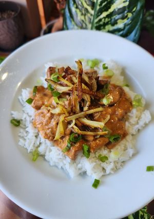 A picture of Brazilian Chicken Stroganoff.