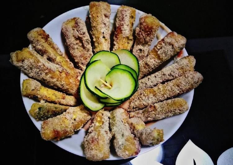 Recipe of Super Quick Homemade Zucchini wedge&#39;s #weeklyjikonichallenge