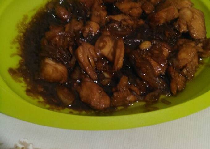 Ayam teriyaki dengan Saos Saori