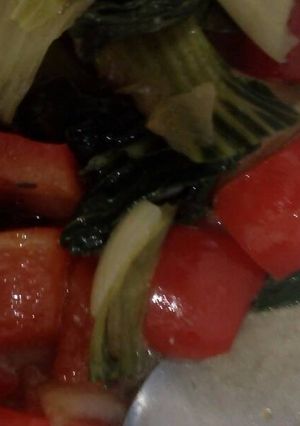 Foto resep Kailan cah Paprika