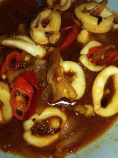 Foto resep cumi saus tiram