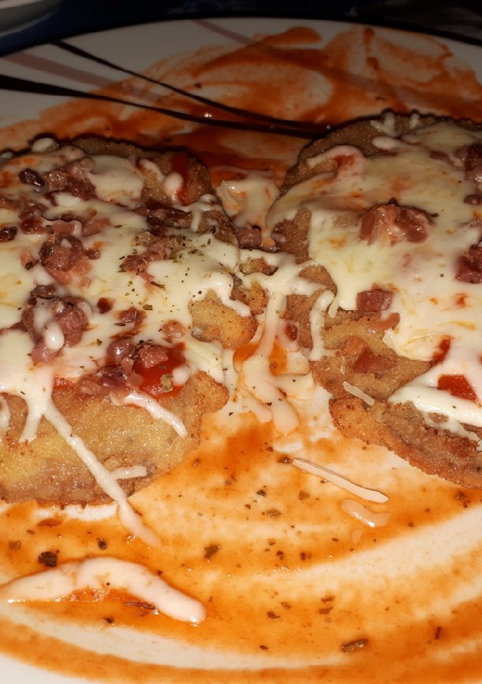 Una foto de Milanesa de ternera "napolitana" muy fàcil y rico