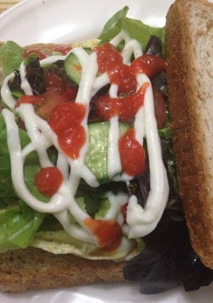 Foto resep Veggie Egg Toast
