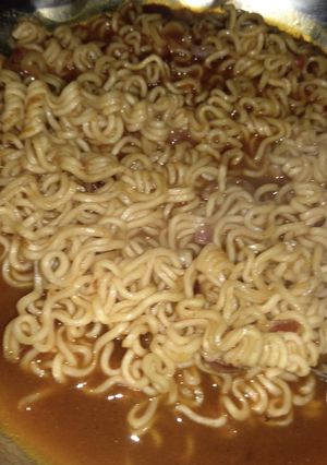 A picture of Masala maggi.