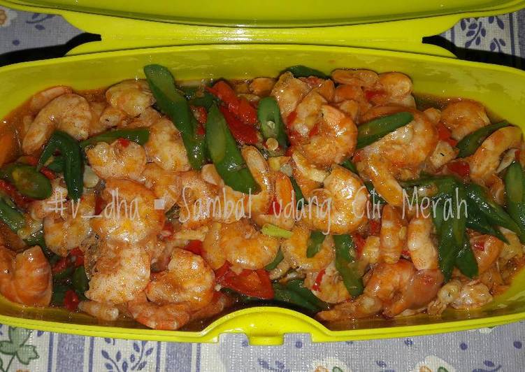 Resep Sambal Udang Cili Merah yang Enak Banget