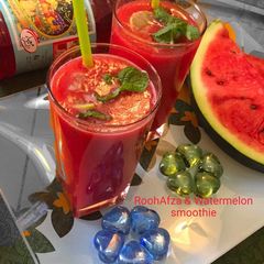 A picture of ROOHAFZA&WATERMELON SMOOTHIE#ramadankitayeri.