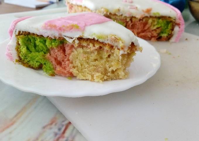 Recipe of Favorite My colourful vanilla cake
