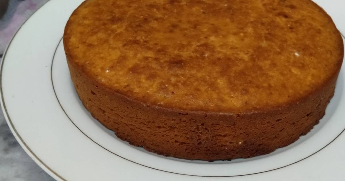 Resep Eggless Vanilla Cake (no mixer) oleh anisatur raehan Cookpad