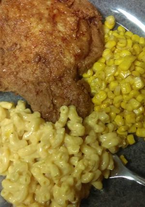A picture of Deep fried pork chops.