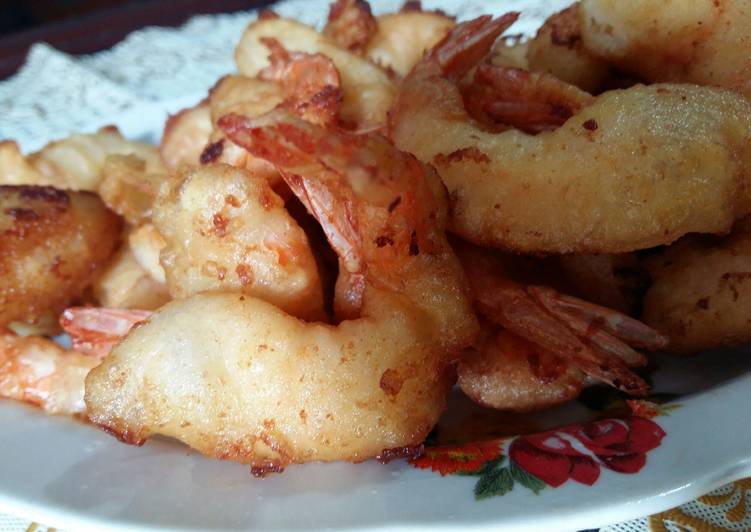 Resep udang goreng tepung oleh R Reska Susilawati Cookpad