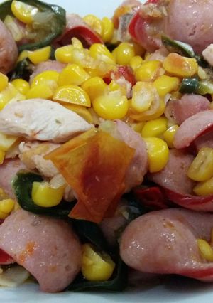 Foto resep tumis jagung sosis