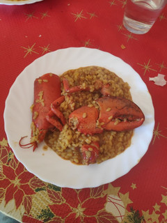 Una foto de Arroz meloso de bogavante