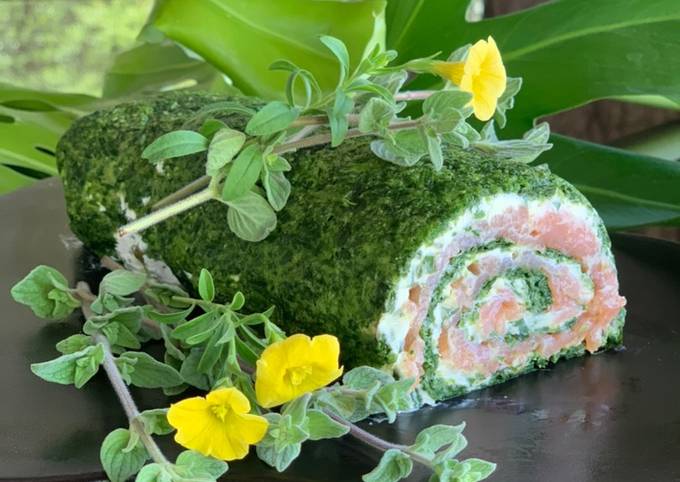 💚SPINACH & SALMON roulette 💚