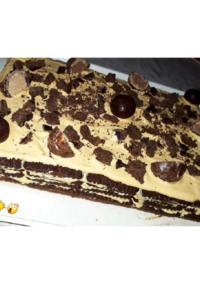Una foto de Chocotorta sin queso crema