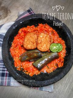 Foto resep Tempe Terong Penyet