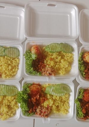 Foto resep Nasi kuning bumbu racik
