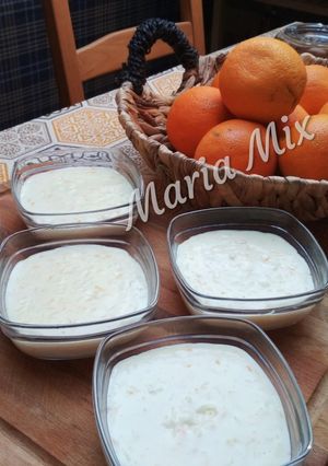 Φωτογραφία της συνταγής Ρυζόγαλο με γεύση πορτοκάλι