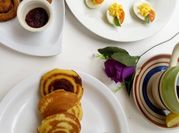 A picture of bread flour pancakes