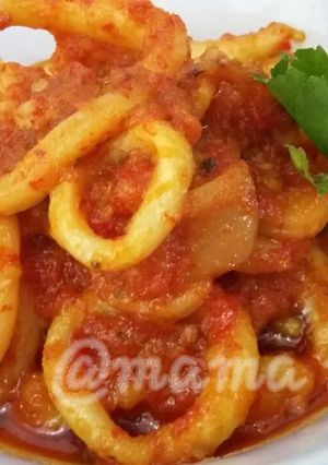 Foto resep Cumi bumbu rujak