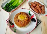 Gambar ayam slice jamur