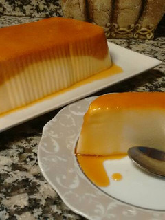 Una foto de Flan de queso sin horno
