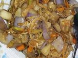 tumis terong teri pedas