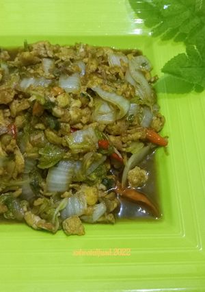 Foto resep Orak Arik Telur Sawi Putih