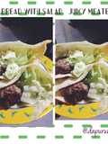 Pita Bread with salad & Juicy Meatballs #kitaberbagi