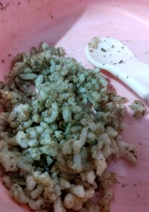 Foto resep MPASI 12m+ nasi bayam teri (tinggi kalsium + zat besi) 3⭐