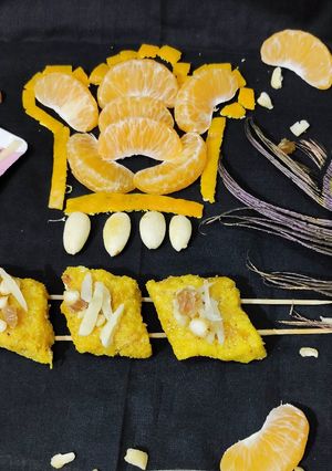 কমলালেবুর সন্দেশ (komlalebur sandesh recipe in bengali) রেসিপির প্রধান ছবি