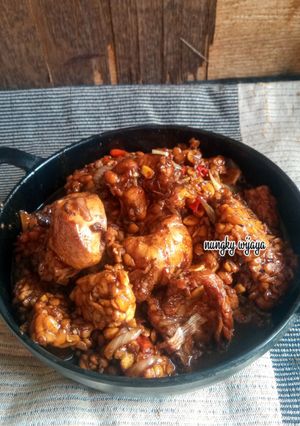 Foto resep Ayam tempe masak kecap