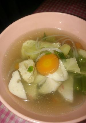 Foto resep Sup sayur bakso seafood